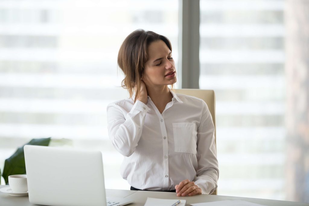 How long does a stiff neck last? shutterstock 1126190456 neck pain treatment
