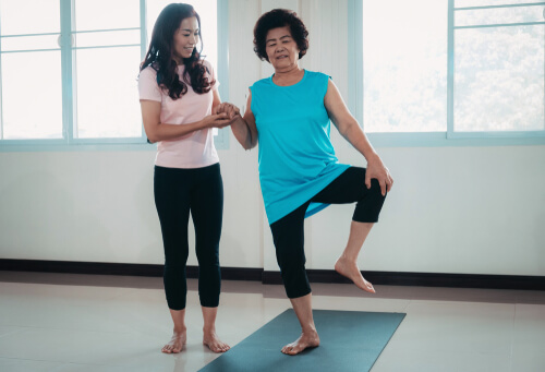 Four easy balance training exercises for seniors shutterstock 1159058086 balance training for seniors