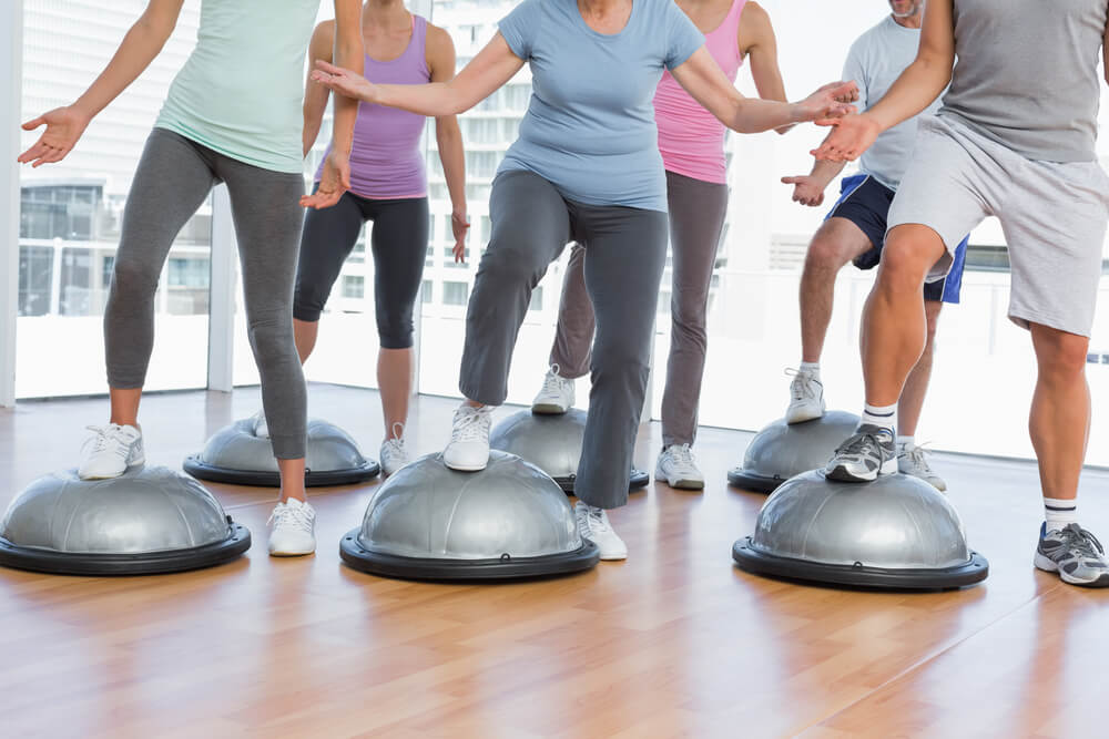 Three tips to add fun to balance exercises for elderly people shutterstock 182491943 fun balance exercises for elderly