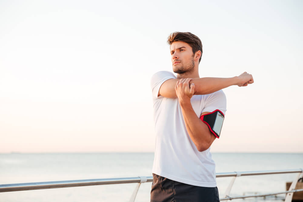 Two stretches for shoulder blade pain to try shutterstock 496140880 Two stretches for shoulder blade pain to try