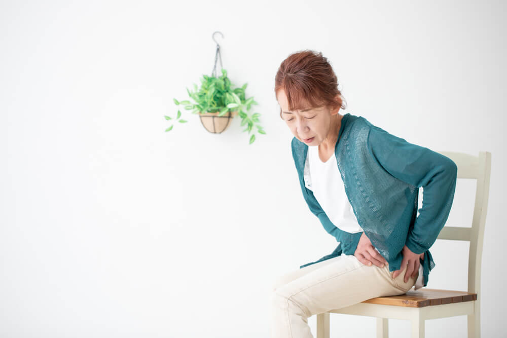 pelvic pain when sitting down