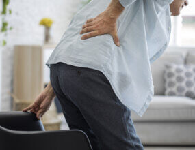 lower back upper buttock pain