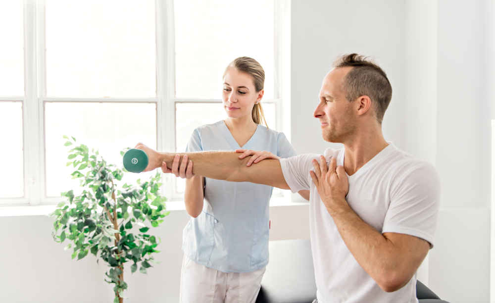 How long is the physical therapy for rotator cuff surgery? shutterstock 1067442074 How long is the physical therapy for rotator cuff surgery?