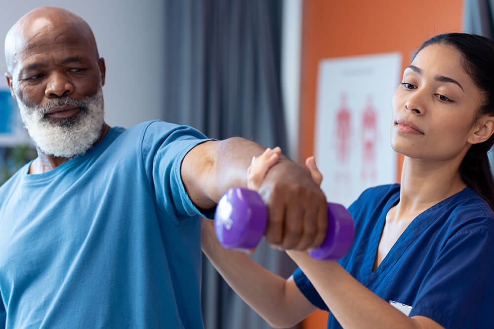 3 key differences between occupational therapy and physical therapy diverse female physiotherapist helping senior male 2023 11 27 04 56 35 utc 3 key differences between occupational therapy and physical therapy occupational therapy