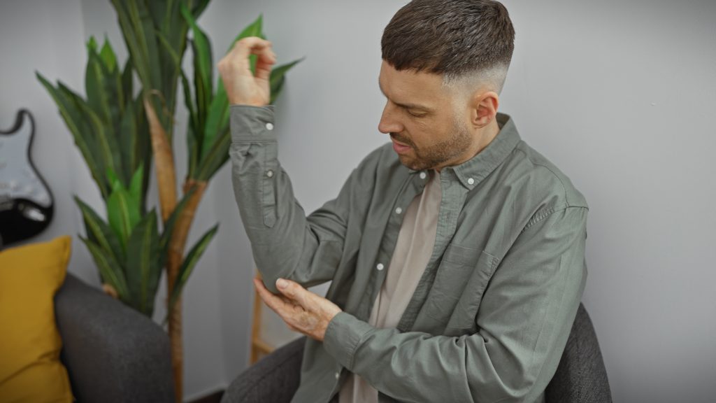 Why Does My Inner Elbow Hurt When Extending My Arm? AdobeStock 820915946 why does my inner elbow hurt when extending my arm? elbow pain